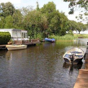 Watervilla Luxe Chalet 54 Bantega Met Sloep 6 Pax - 6p